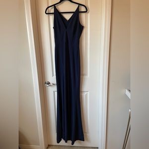 Dress the Population navy, mermaid formal dress. Size small.